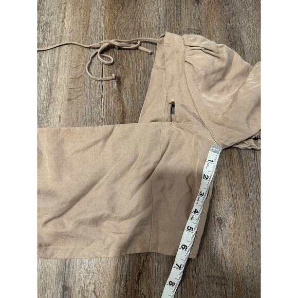 Reformation Women's Alley Puffy Short Sleeve Top Size 10 - Picture 10 of 12